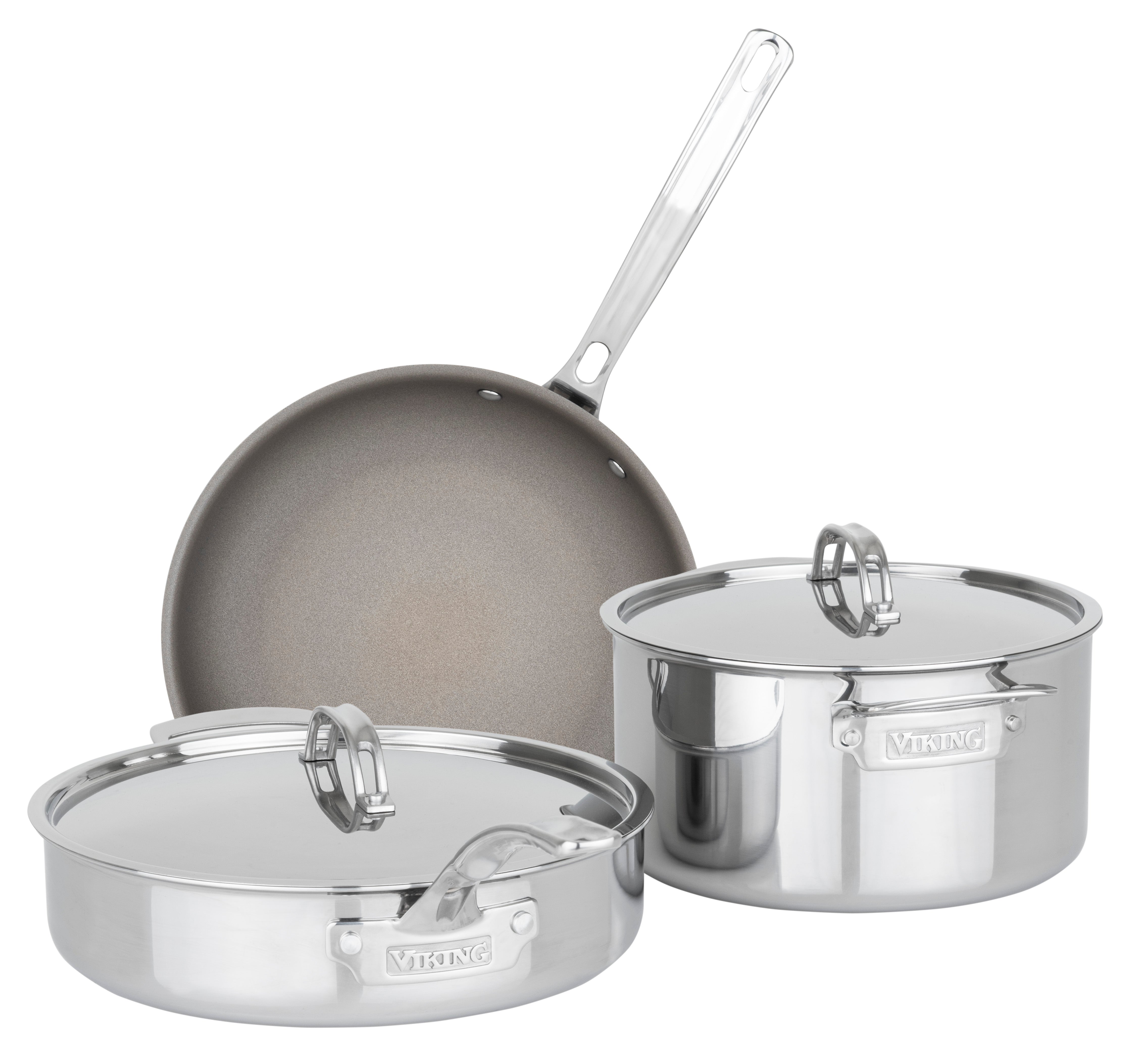 Viking PureGlide Pro 3-Ply 5-Piece Cookware Starter Set