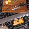 Viking Hard Anodized Roaster with Copper Handles, Rack, and Double Bonus – Bluetooth Thermometer and Carving Set
