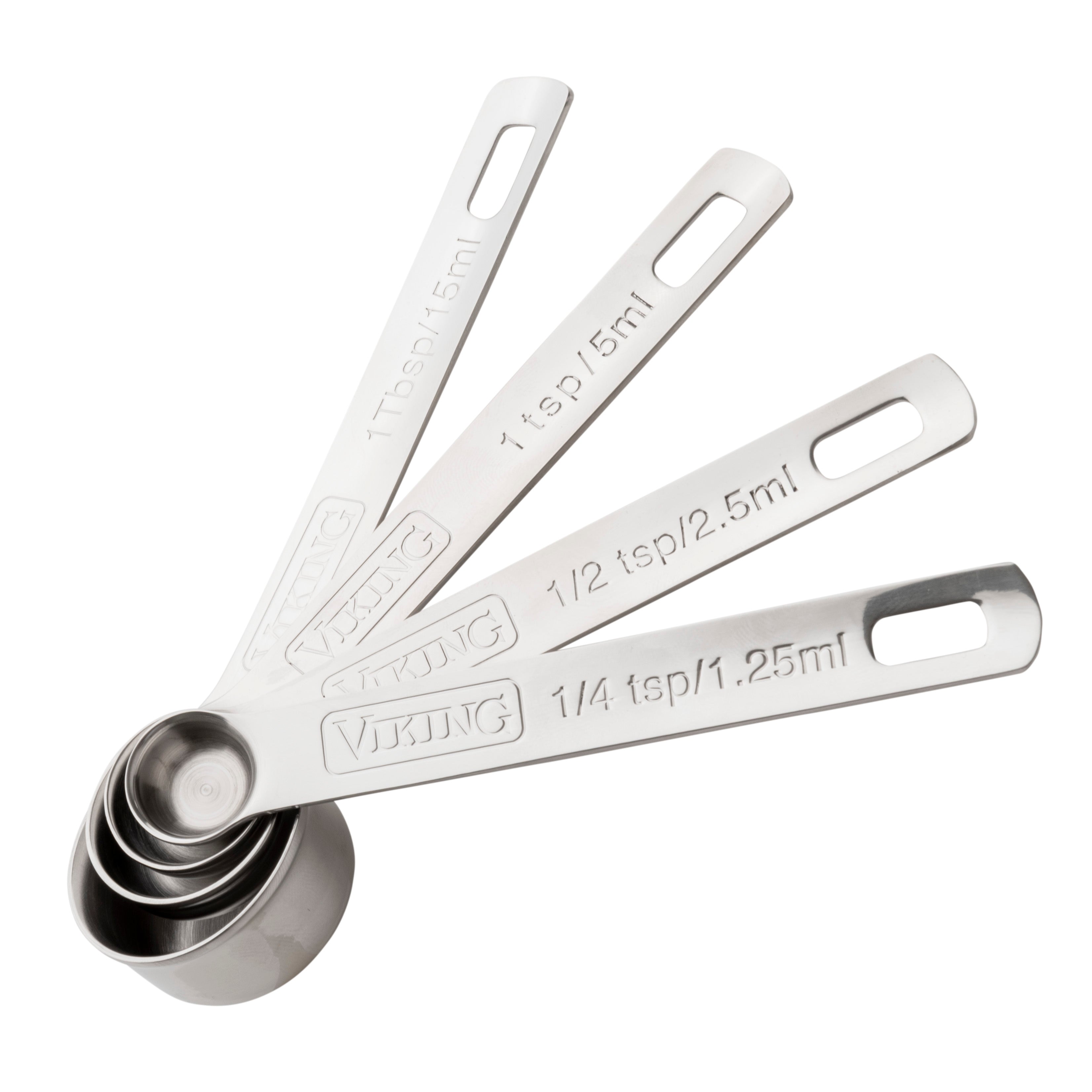 Viking 4pc Stainless Steel Measuring Spoon Set