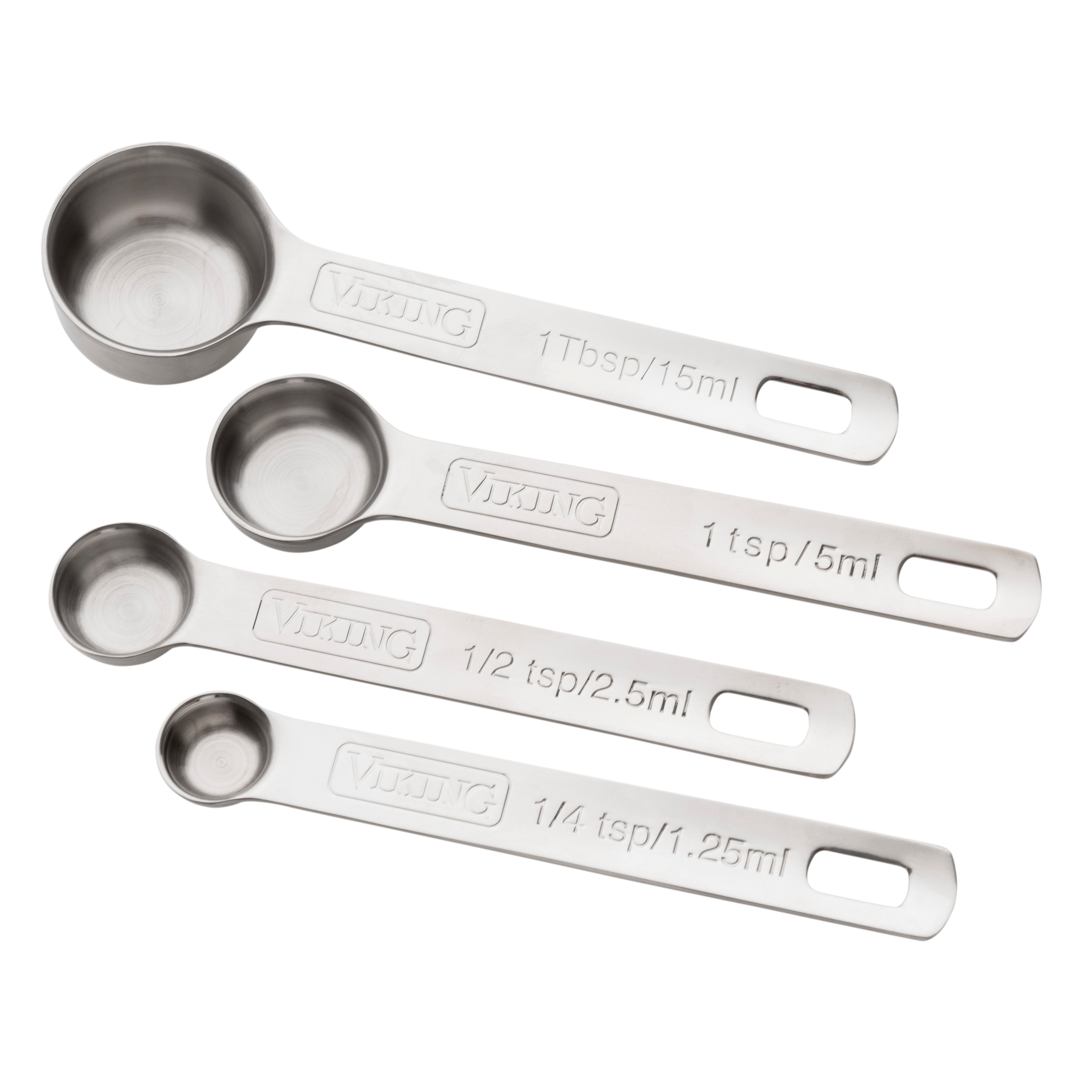 Viking 4pc Stainless Steel Measuring Spoon Set