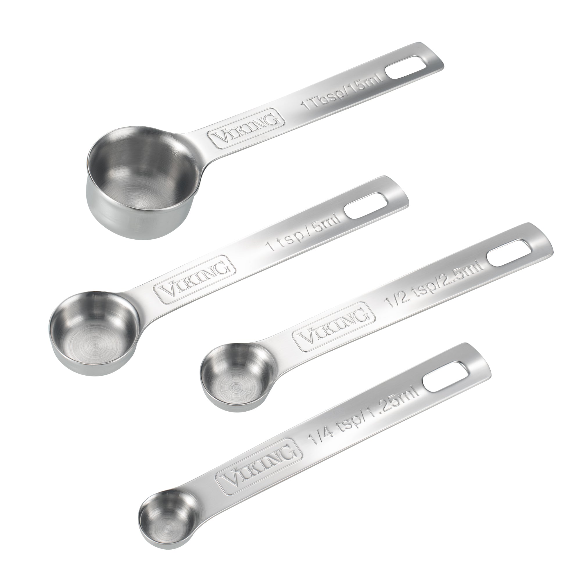Viking 4pc Stainless Steel Measuring Spoon Set