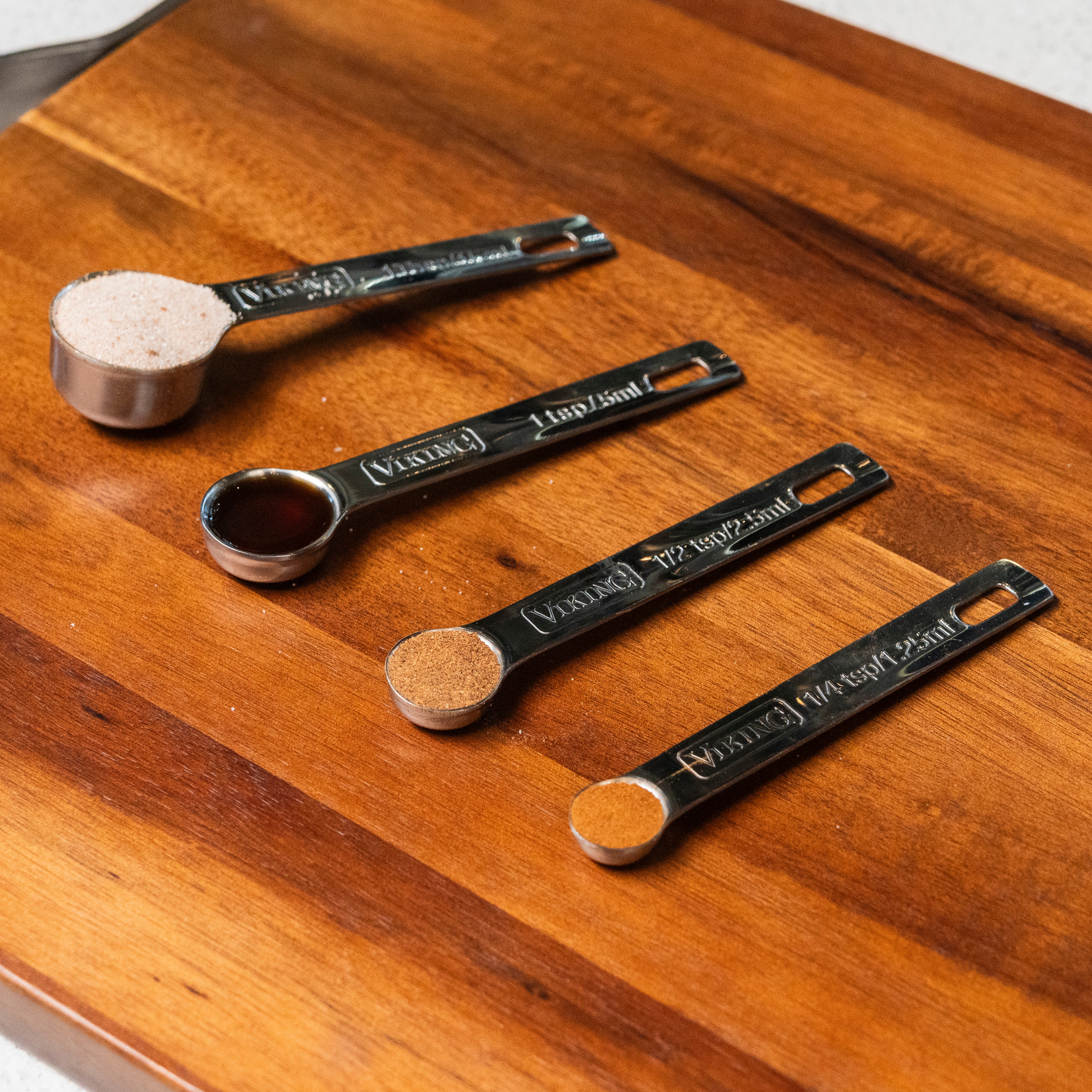 Viking 4pc Stainless Steel Measuring Spoon Set