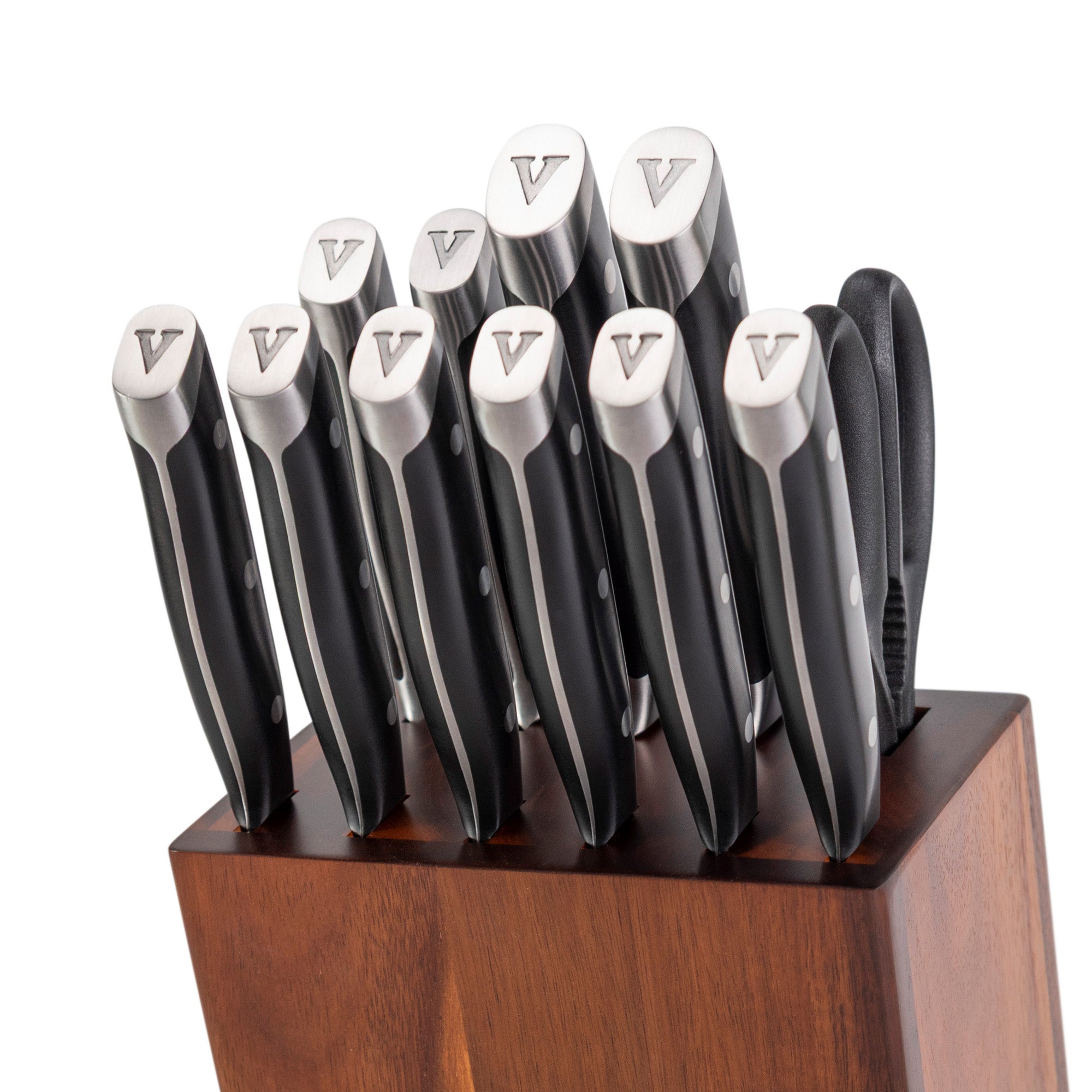 Viking 12-Piece Stainless Steel Forged Cutlery Block Set