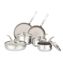 Product Image for Viking 7-Ply Titanium 10-Piece Cookware Set with Metal Lids