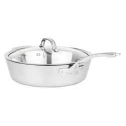 Product Image for Viking Contemporary 3-Ply 4.8-Quart Sauté Pan with Glass Lid
