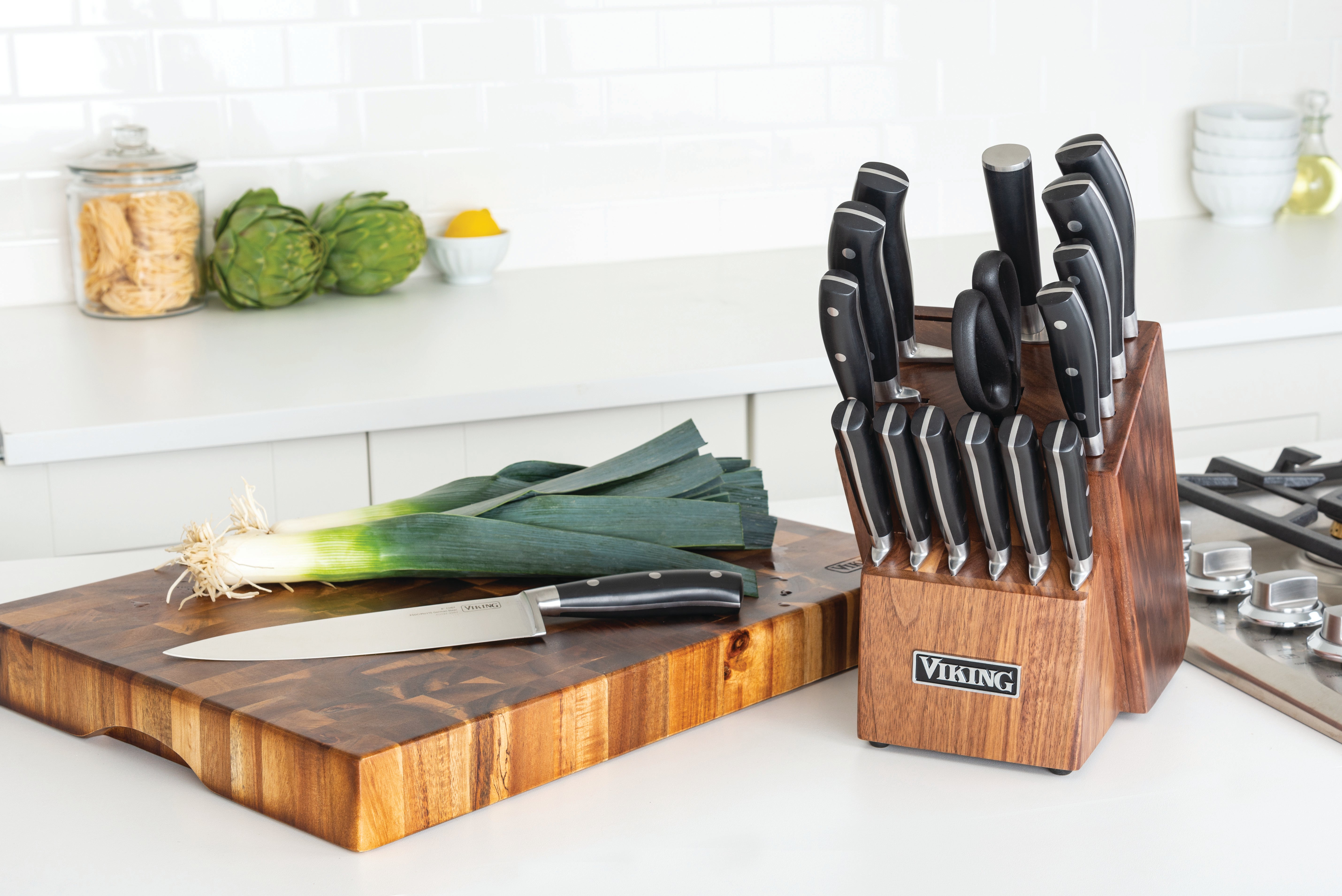 Stainless Steel Cutlery Block Sets | Viking