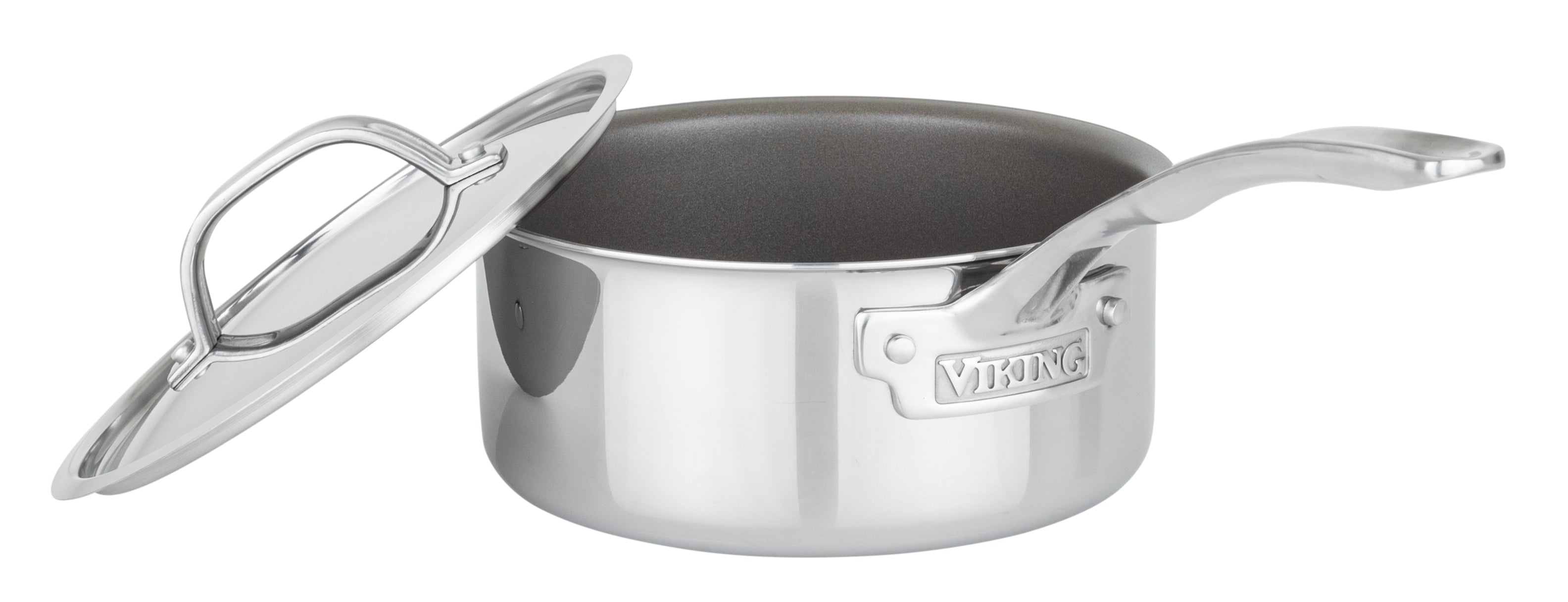 Viking PureGlide Pro 3-Ply 2-Quart Sauce Pan with Glass Lid