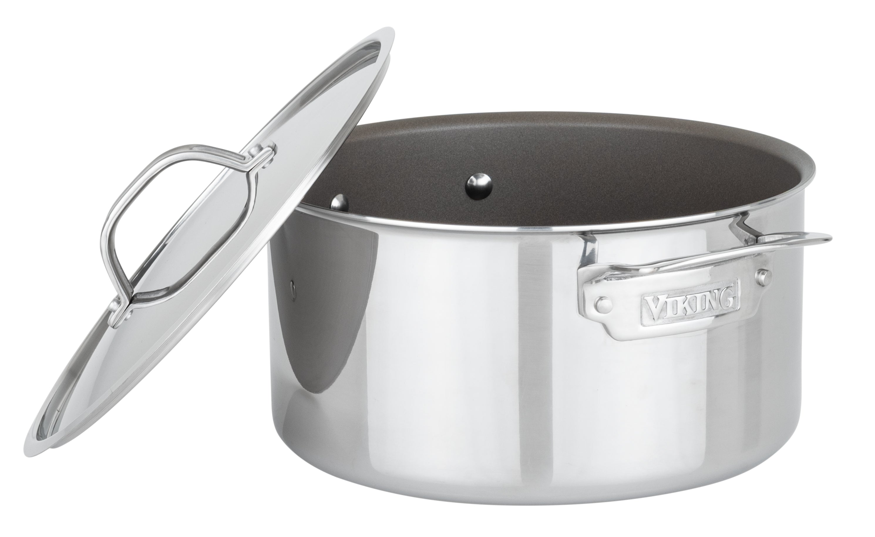 Viking PureGlide Pro 3-Ply 6-Quart Dutch Oven with Glass Lid