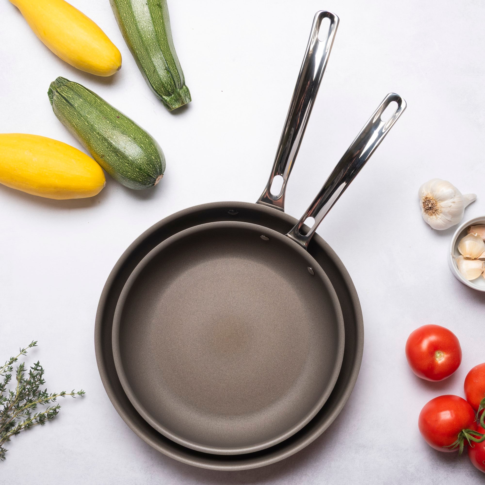 Viking PureGlide Pro 3-Ply 2-Piece Fry Pan Set 9.5" and 11"
