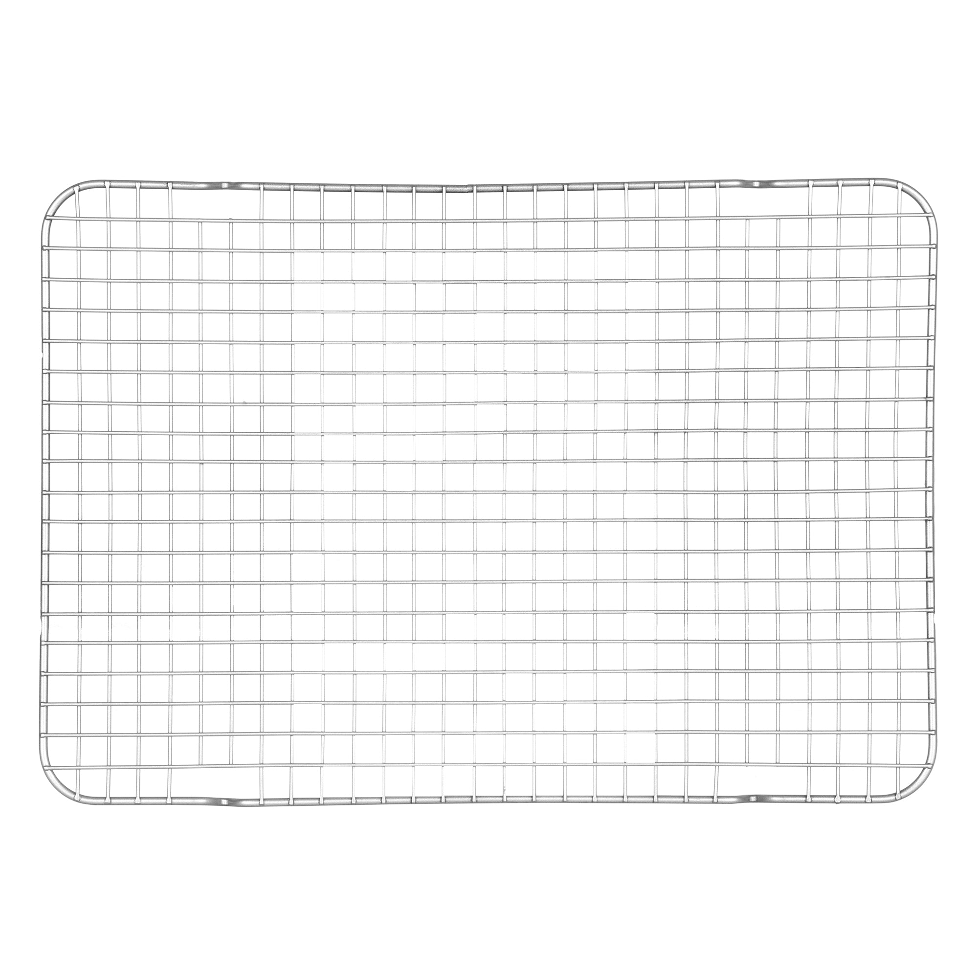 The Viking 2-pc Cooling Rack Set by Viking Culinary Products features rectangular metal racks with grid patterns and rounded corners, designed for cooling baked goods and fitting the Viking 17-inch baking sheet.