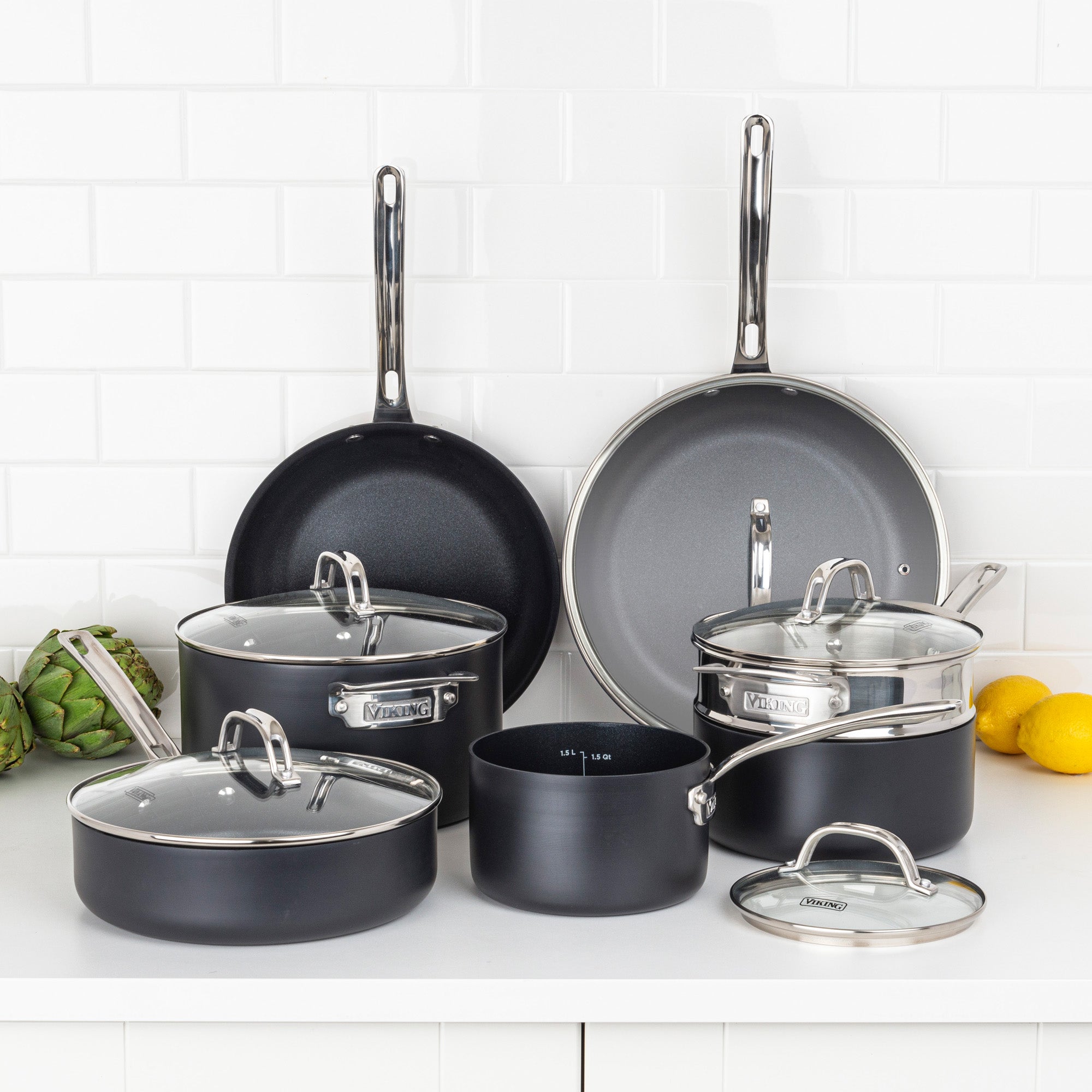 NORDIC WARE ローズ型12個分　2個セット Viking Hard Anodized Ceramic Nonstick 12pc Cookware set