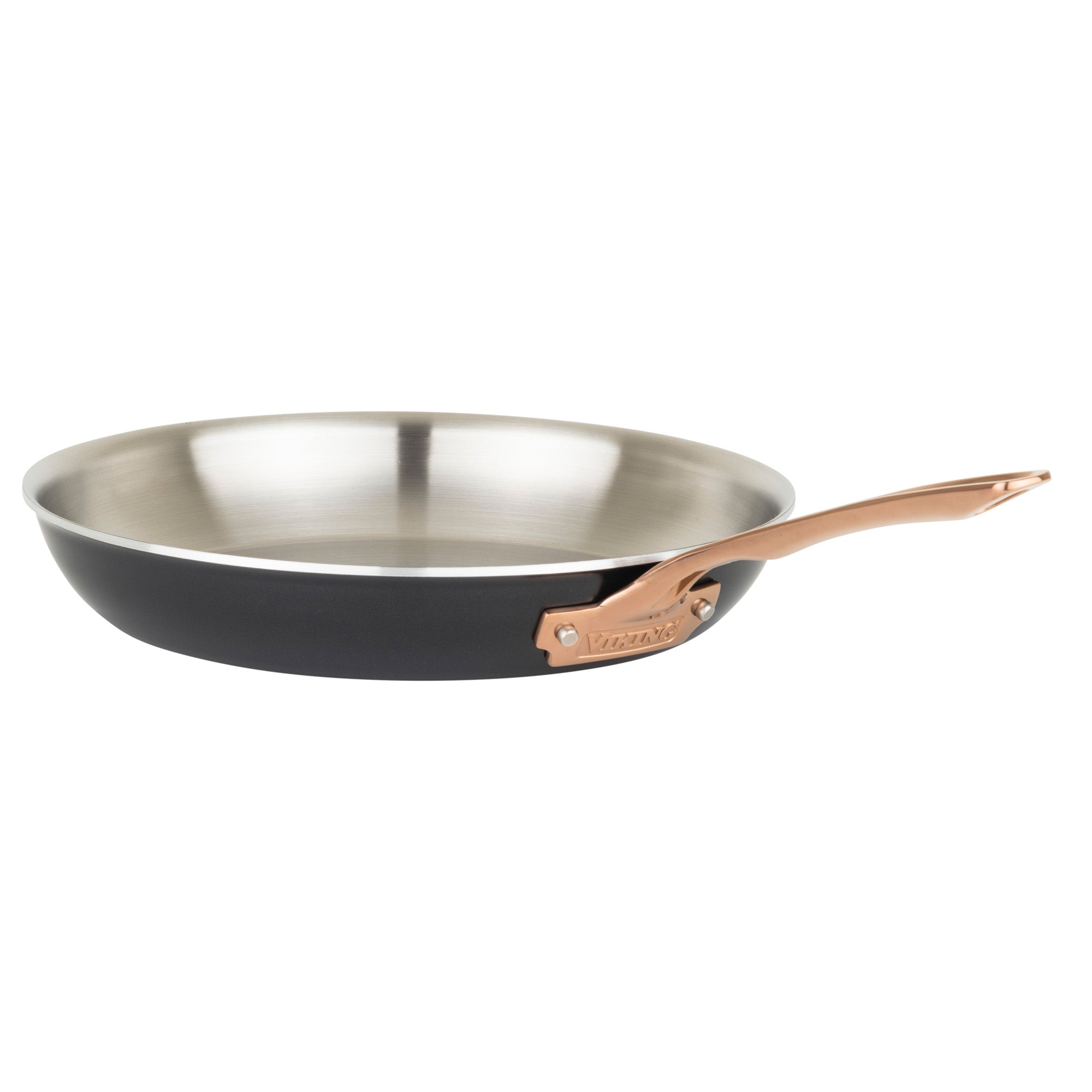 Viking 3-Ply Black and Copper Fry Pan - 12 in.