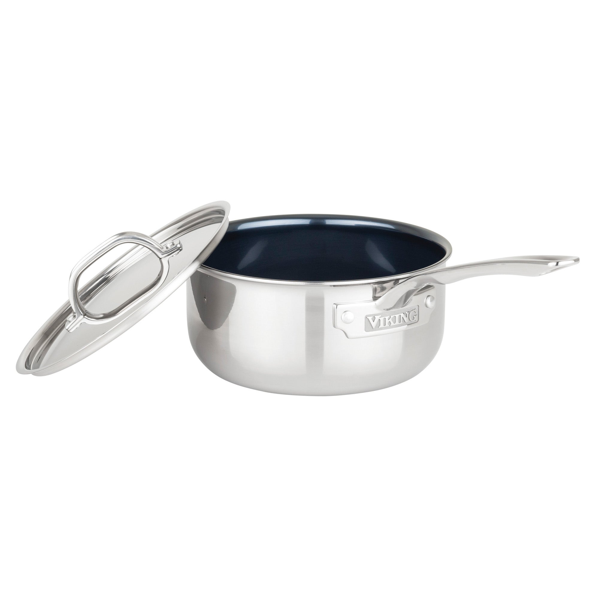 Stainless Steel Cookware 3 Quart Sauce Pot with Lid