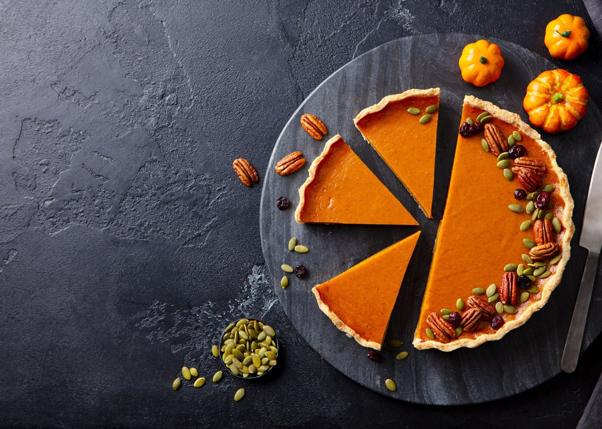 Pumpkin Pie on slate image