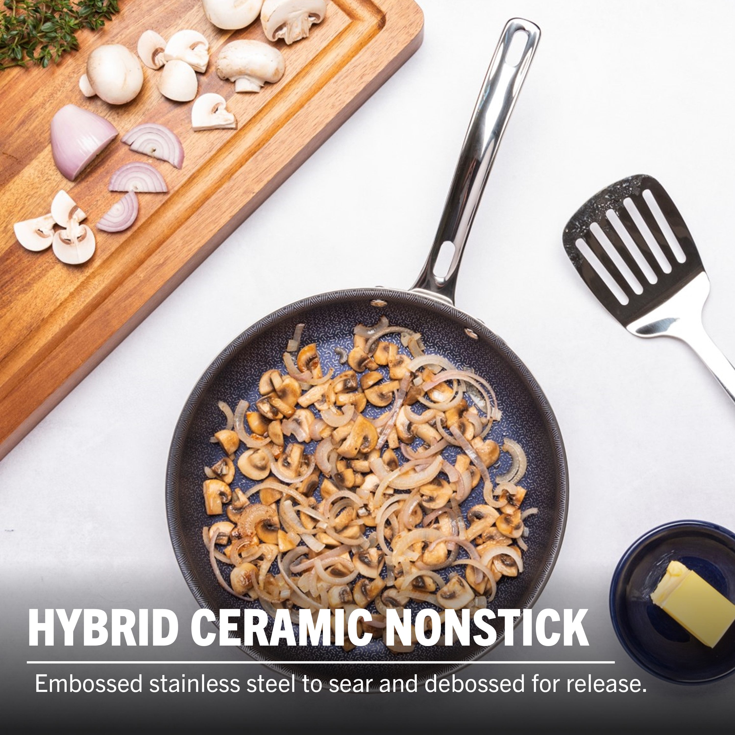 Viking 3-Ply Hybrid Plus Ceramic 8-inch Nonstick Fry Pan