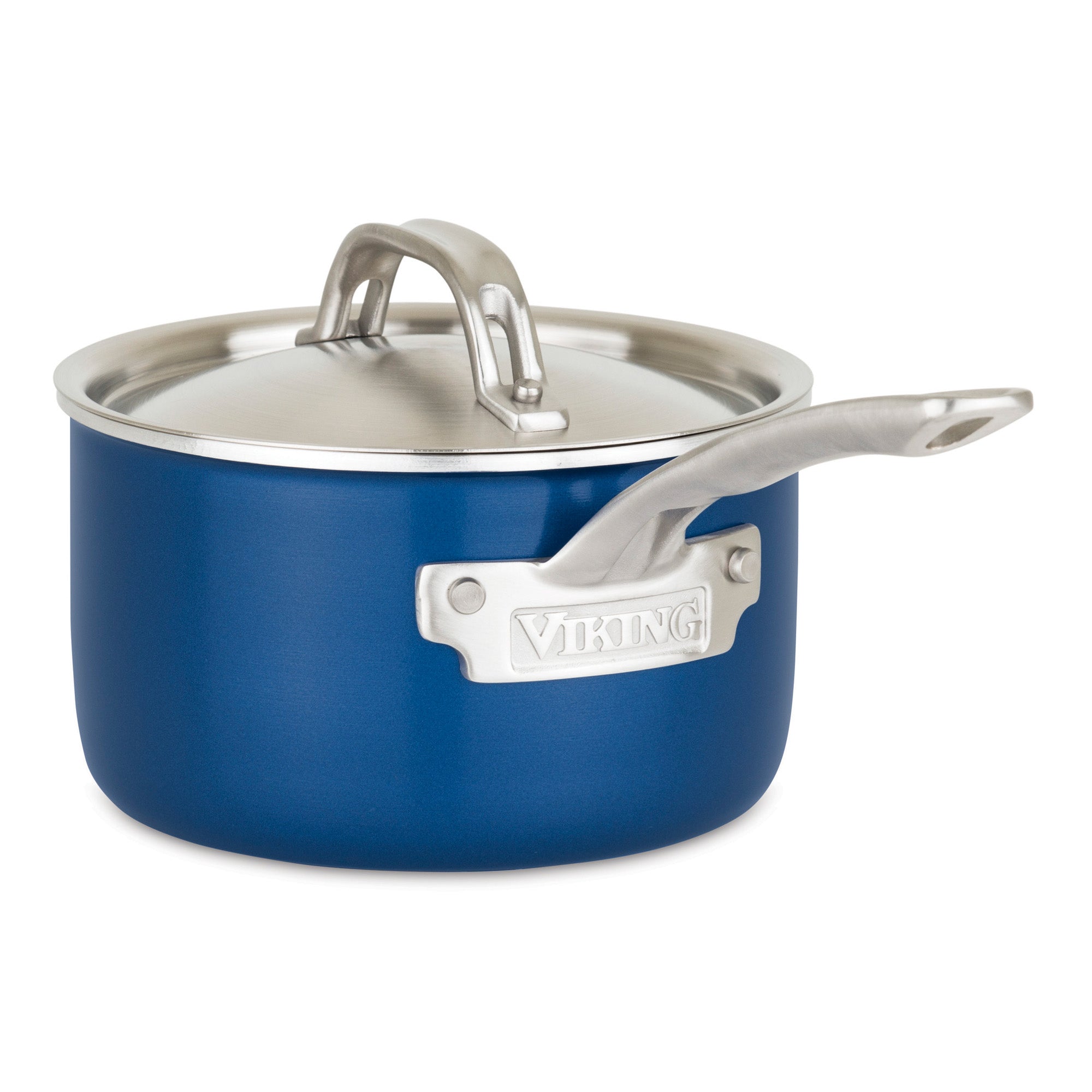 Viking Multi-Ply 2-Ply 11-Piece Blue Cookware Set with Metal Lids