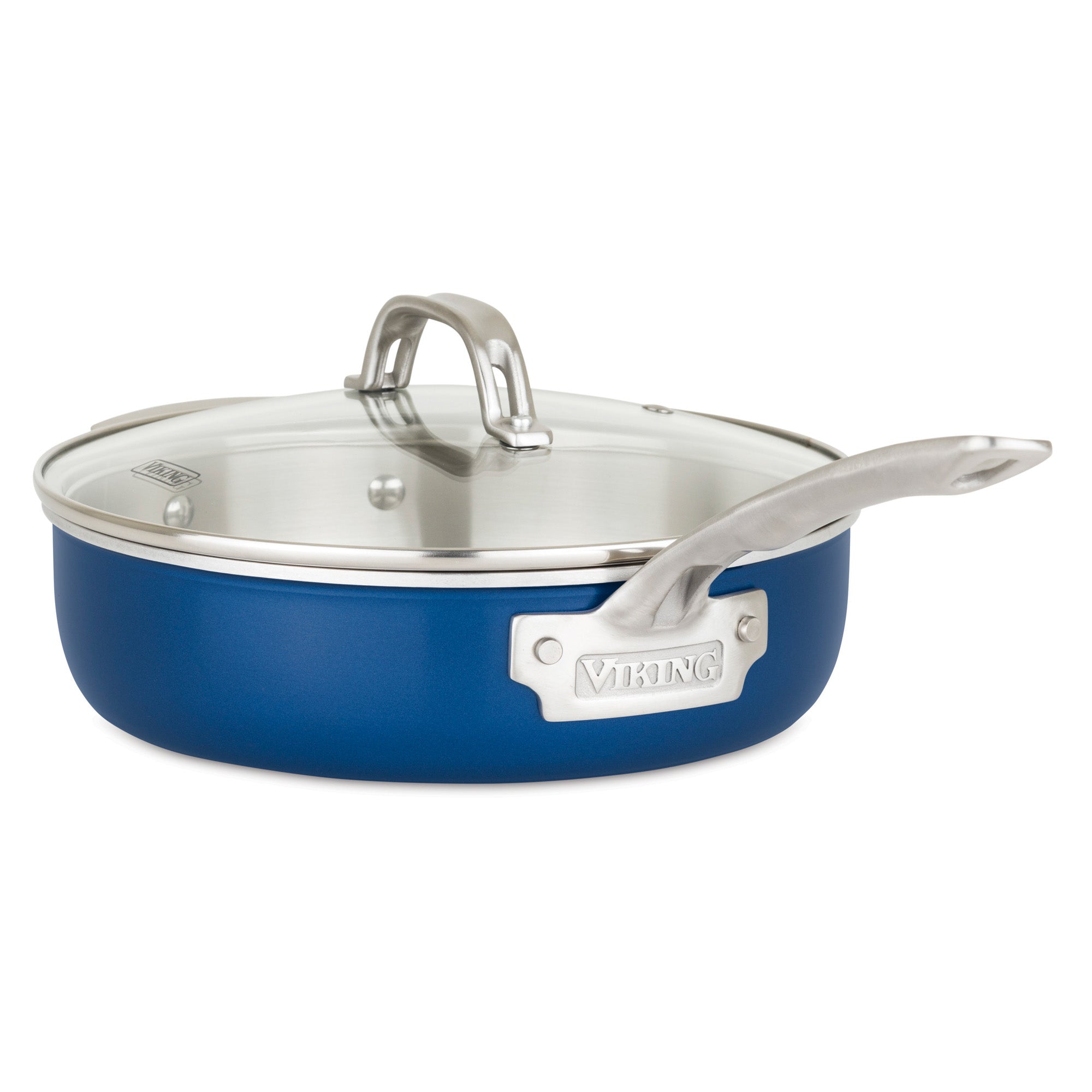 Viking Multi-Ply 2-Ply 11-Piece Blue Cookware Set with Glass Lids