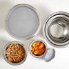 Viking 10-Piece Stainless Steel Mixing Bowl Set with Lids, Gray