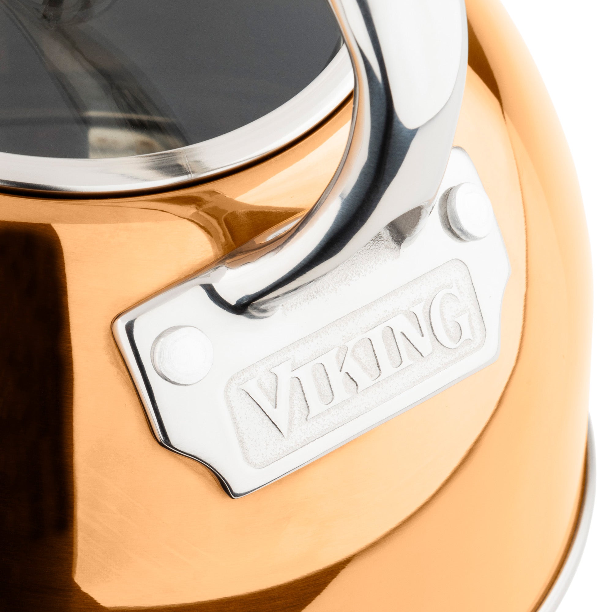 Viking 2.6-Quart Rose Gold Stainless Steel Tea Kettle