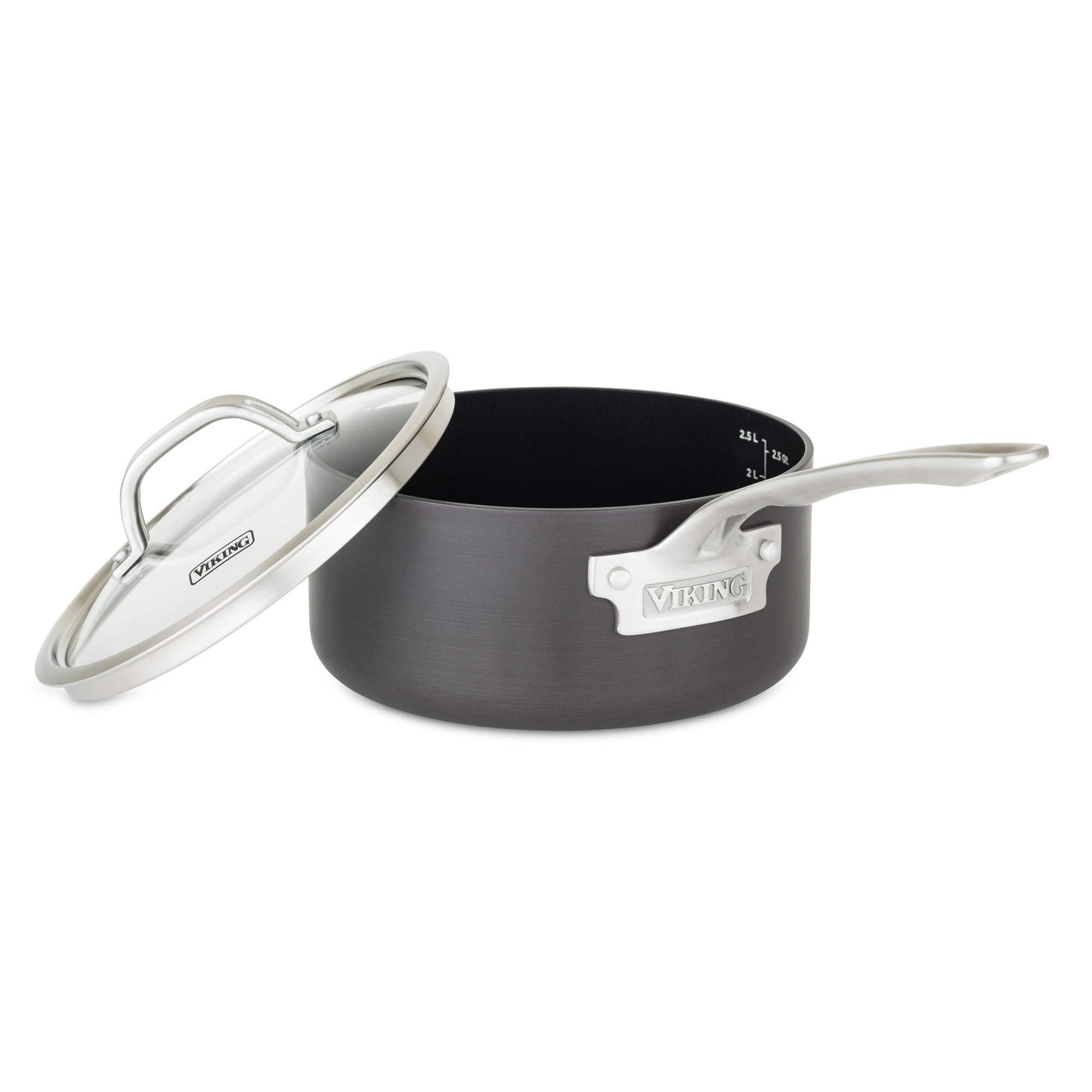 4-Quart Hard Anodized Nonstick Saucepot with Lid