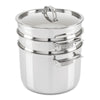 Viking 3-Ply Stainless Steel 8 Qt Multipot 4-Piece Set with Metal Lid