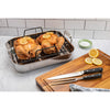 Viking 3-Ply Stainless Steel Roaster with Rack and Bonus Carving Set
