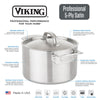 Viking Professional 5-Ply Stainless Steel 3.4-Quart Casserole Pan