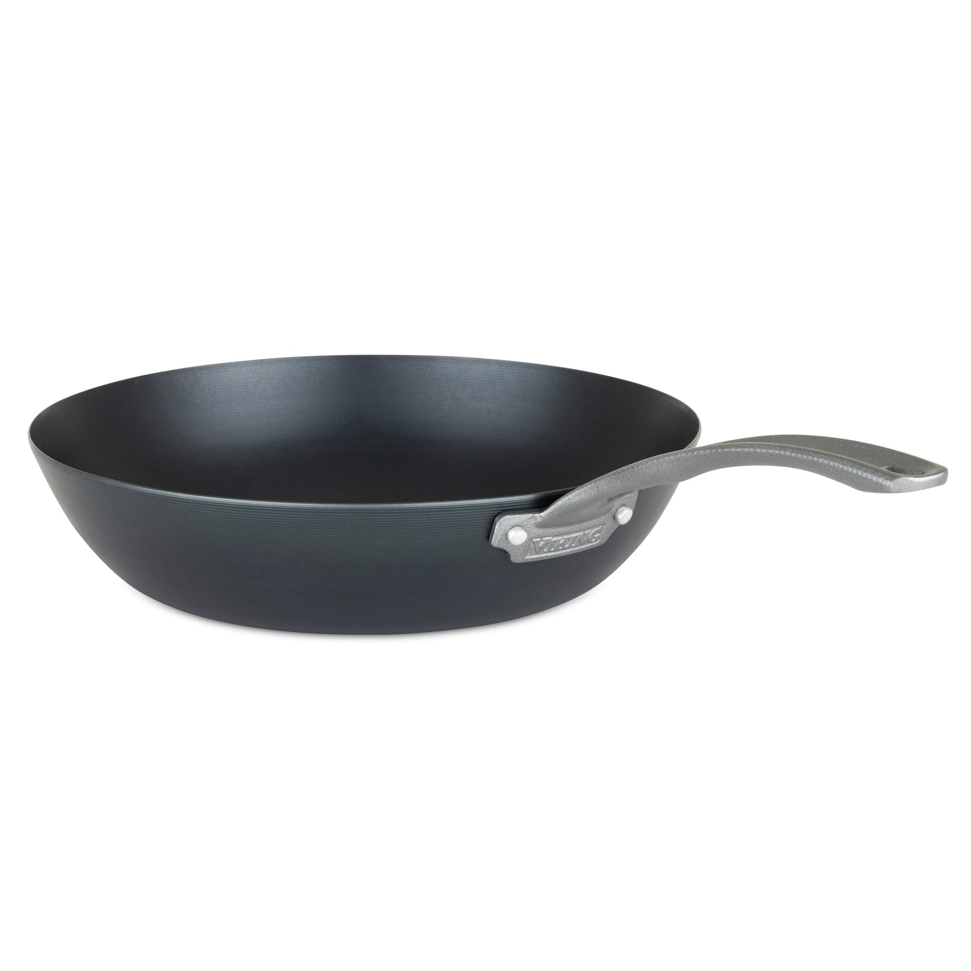 Viking Blue Carbon Steel 12-inch Wok/chef's Pan