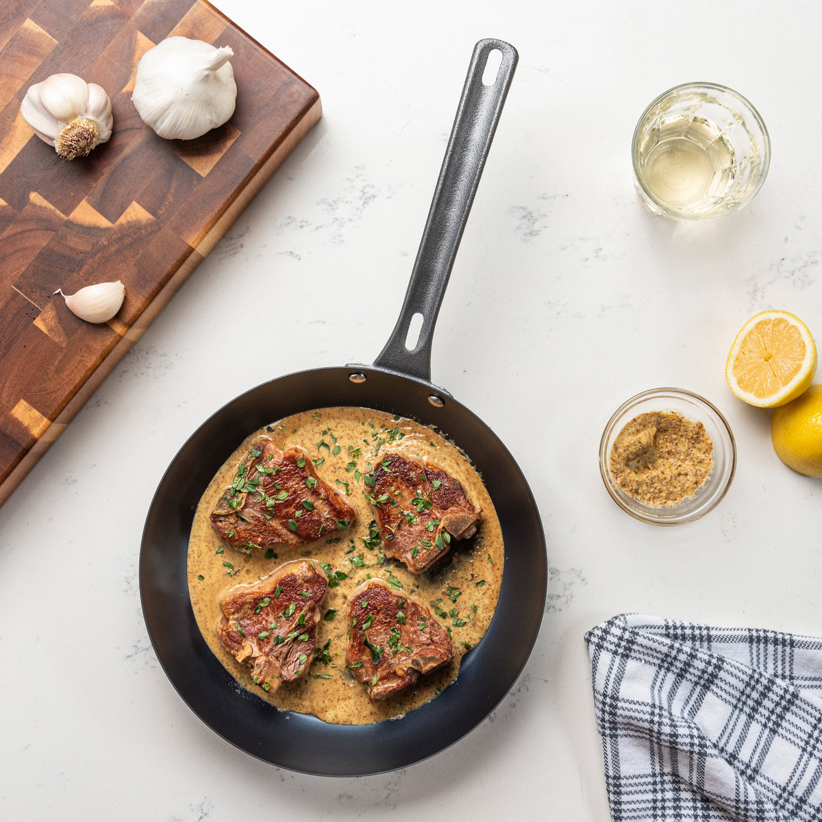 Pan Color:blue Viking Blue Carbon Steel 10-Inch Fry Pan