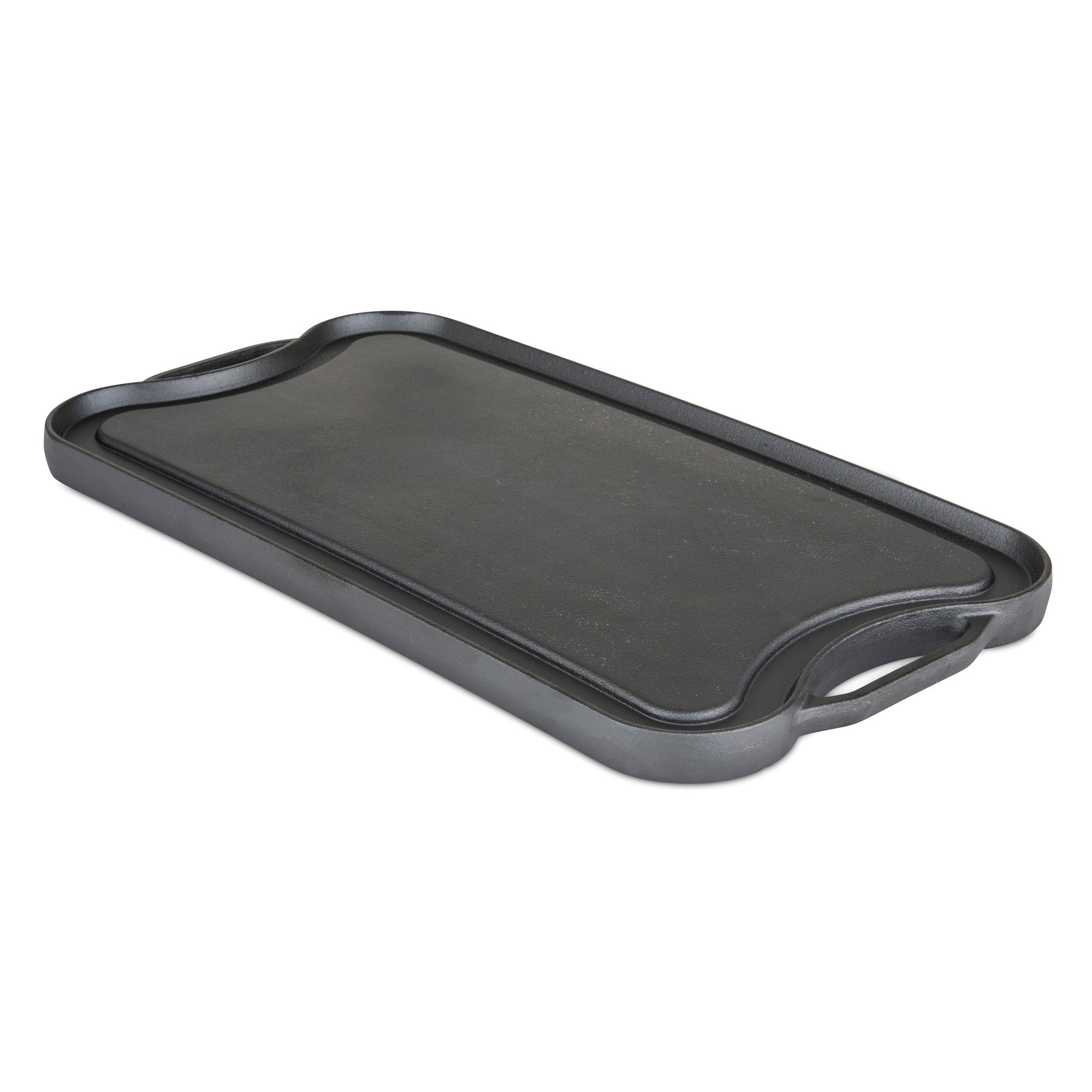 Gas Stovetop, Pre-Seasoned Square Cast Iron Reversible Grill/Griddle Pan,  10 X 10 