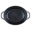 Viking Cast Iron 7-Quart Oval Roaster-Gray