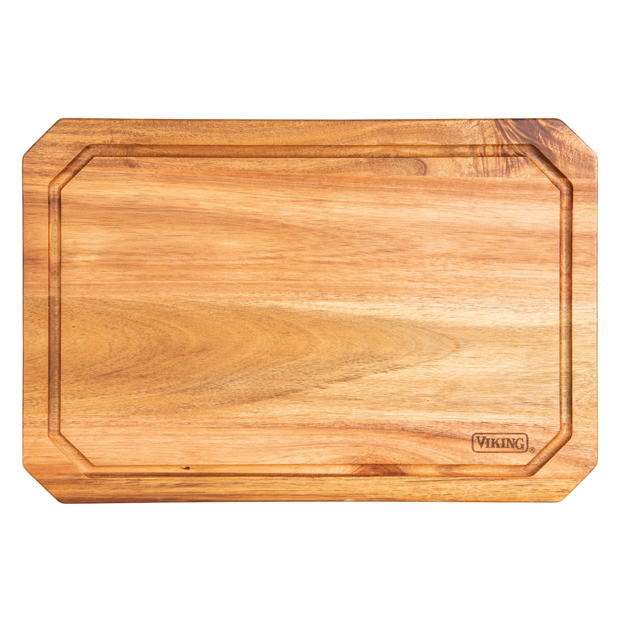 Large Wood Cutting Board With Juice Groove 18x12 Inches, Wood Cheese Board,  Wooden Chopping Board, Wooden Cutting Board Made in the USA 