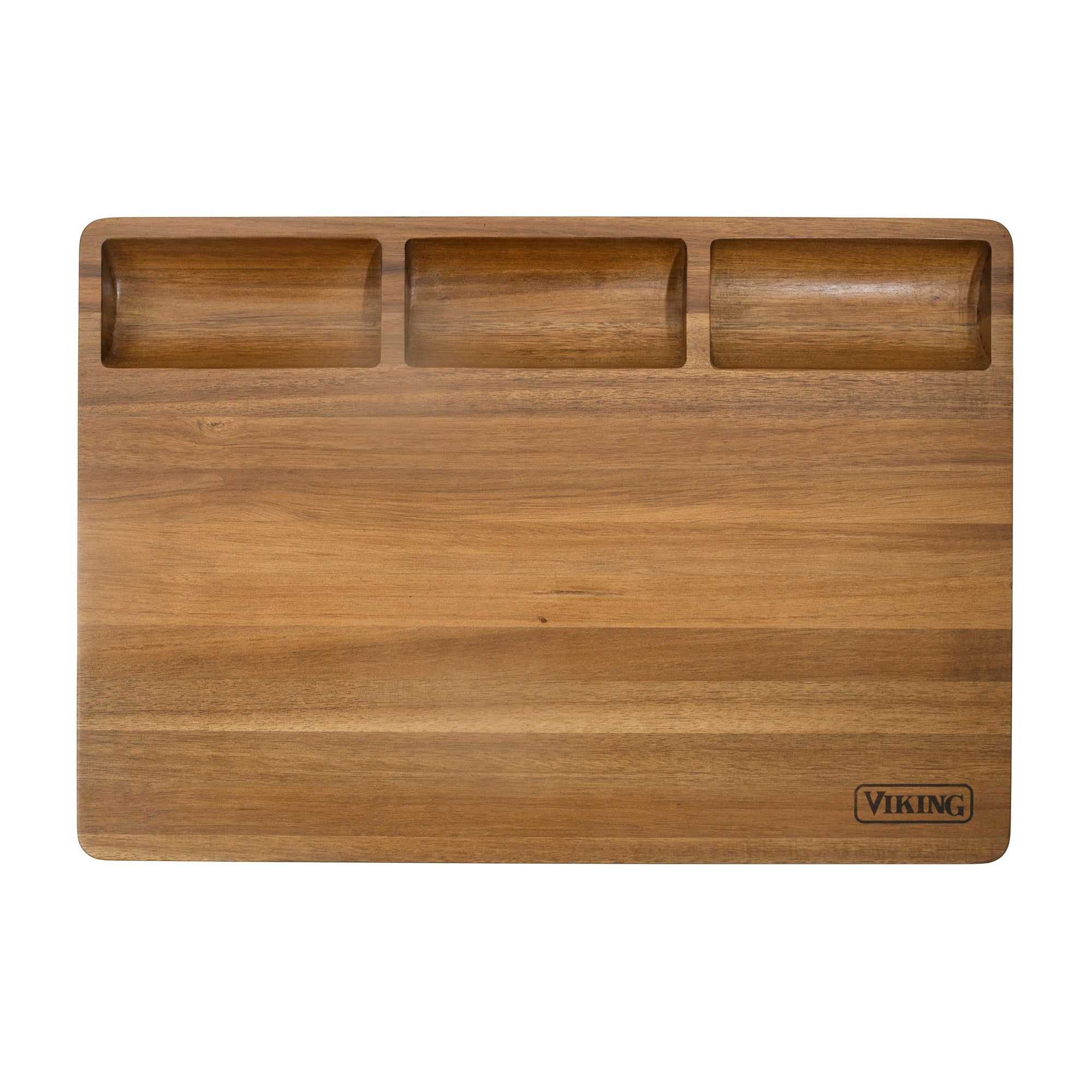 Viking Acacia 20-Inch Reversible Butcher Block Prep and Carving Board