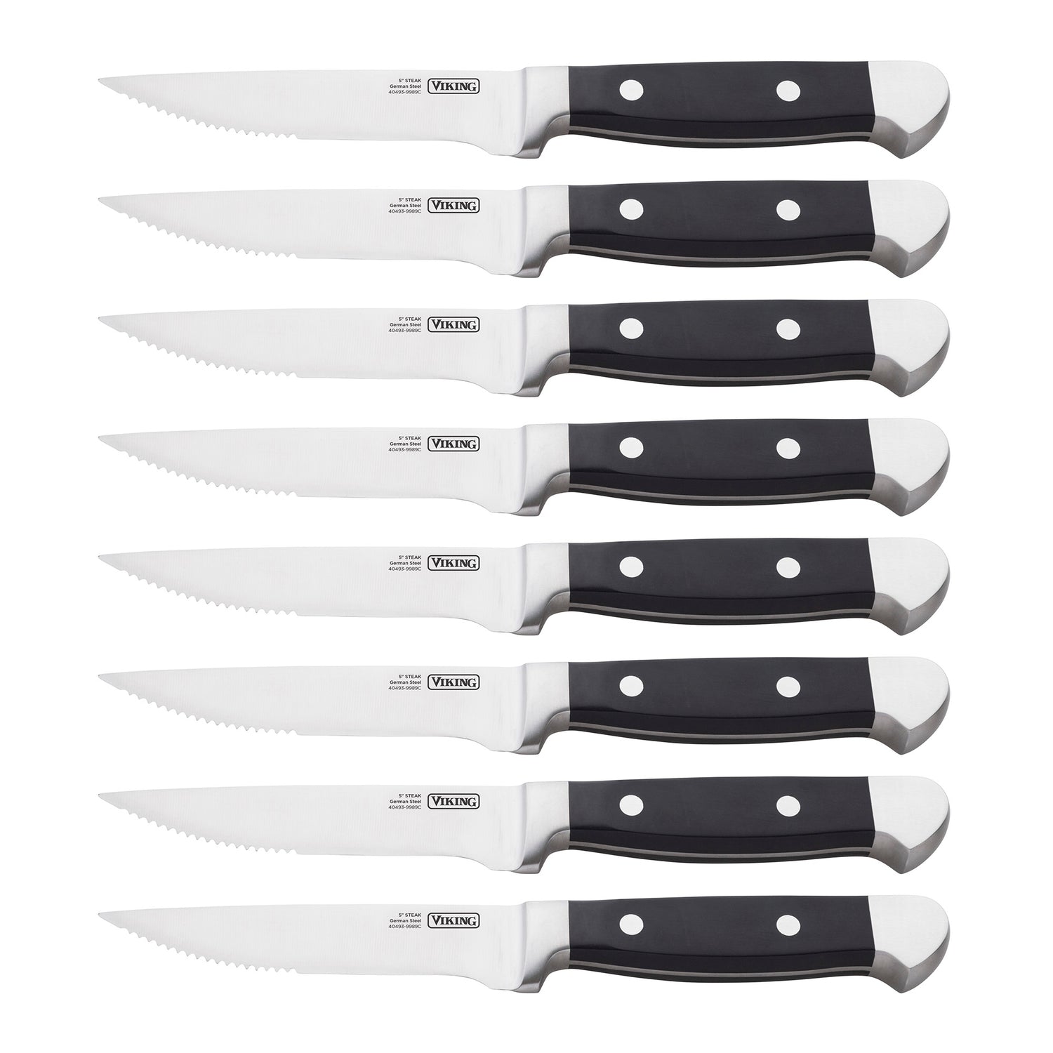 Viking Steakhouse 8-Piece Steak Knife Set with Gift Box