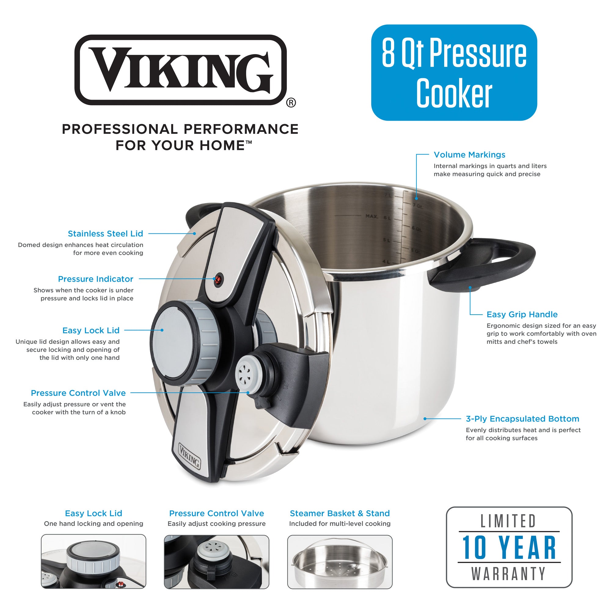 Buy EZLock Pressure Cooker